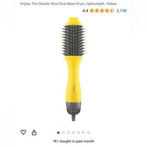 Drybar The Double Shot Oval Blow-Dryer, lightweight, Yellow